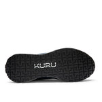 Outsole view of the KURU APOGEE Unisex Sneaker in Indigo-Bright White, showing the KURUSOLE tread.