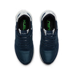 Top-down view of the KURU APOGEE Unisex Sneaker in Indigo-Bright White.