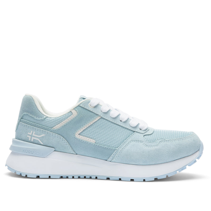 KURU APOGEE Unisex Sneaker in Mist Blue-Bright White.