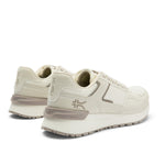 Close-up of the heel cup on the KURU APOGEE Unisex Sneaker in Sand-Ecru.