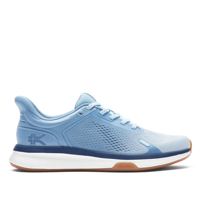 KURU ATOM Fusion Women's Sneaker in Mist Blue-Twilight Purple.