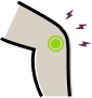 Illustration representing arthritis foot pain and how KURU footwear provides relief and support.