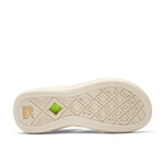 Outsole view of the KURU CODA Muse Women's Sandal in Pineapple Splash, showing the KURUSOLE tread.