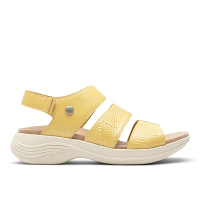 KURU CODA Muse Women's Sandal in Pineapple Splash.