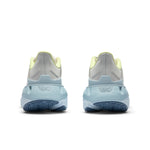 Back heel view of the KURU CURA Unisex Shoe in Almond-Mist Blue.