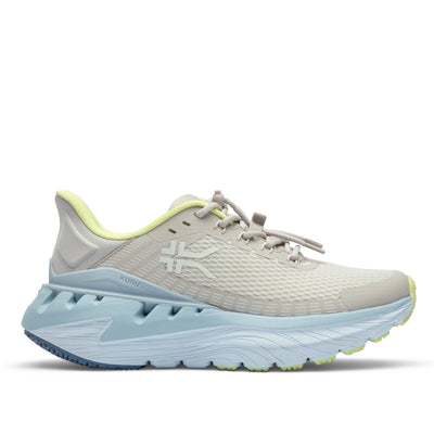 KURU CURA Unisex Shoe in Almond-Mist Blue.