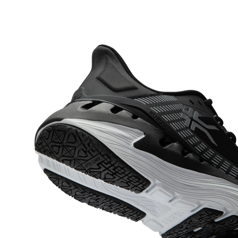 Illustration highlighting KURUSOLE technology in the KURU CURA Unisex Shoe.