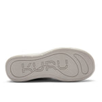 Outsole view of the KURU DRAFT Aalto Men's Slipper in Cashew Brown-Sand, showing the KURUSOLE tread.