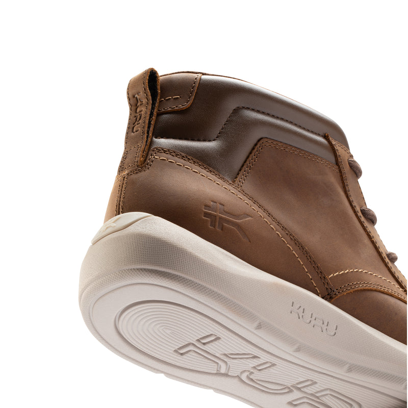 Illustration highlighting KURUSOLE technology in the KURU DRAFT Aalto Men's Slipper.