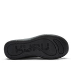 Outsole view of the KURU DRAFT Aalto Men's Slipper in Tobacco Brown-Jet Black, showing the KURUSOLE tread.