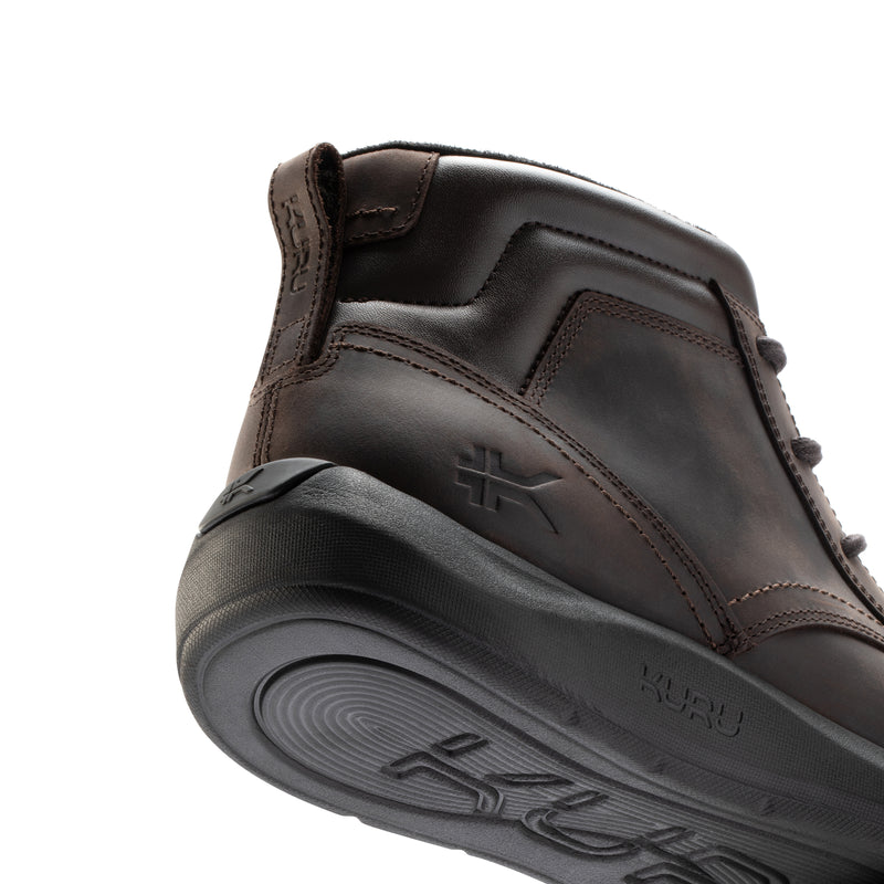 Illustration highlighting KURUSOLE technology in the KURU DRAFT Aalto Men's Slipper.