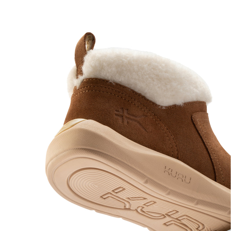 Illustration highlighting KURUSOLE technology in the KURU DRAFT Lahti Women's Slipper.
