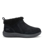 KURU DRAFT Lahti Women's Slipper in Jet Black.
