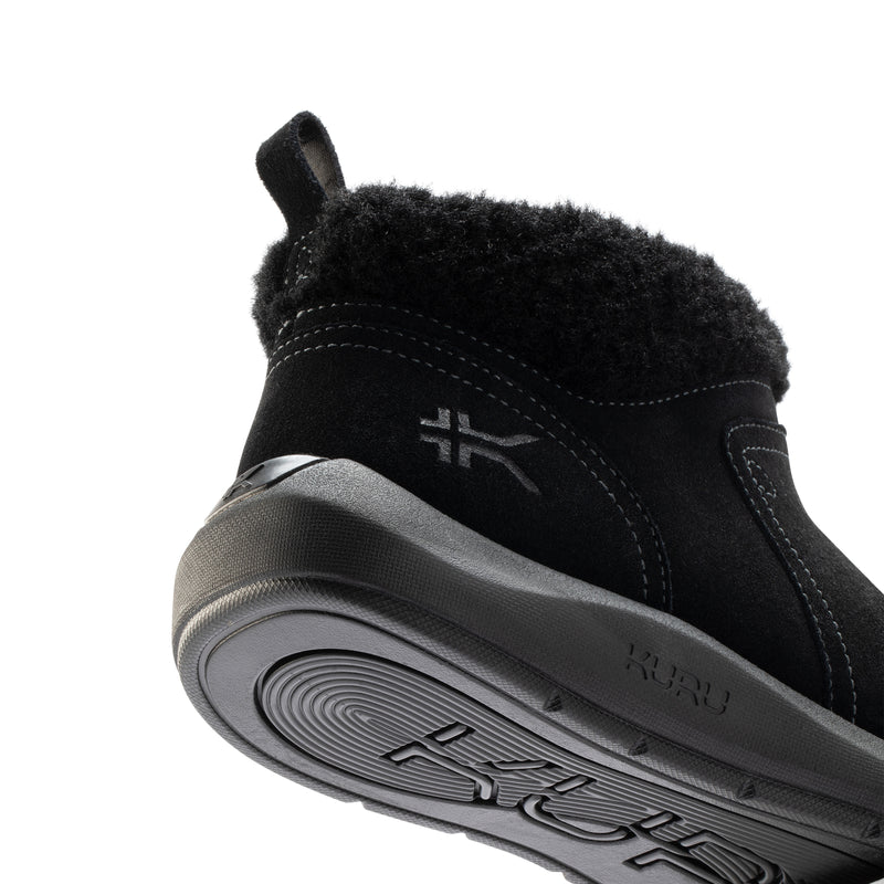 Illustration highlighting KURUSOLE technology in the KURU DRAFT Lahti Women's Slipper.
