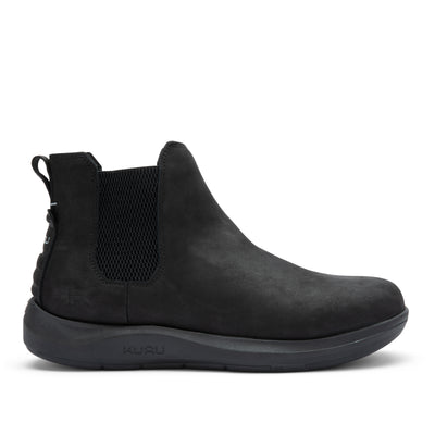KURU DRAFT Salo Men's Slipper in Jet Black.