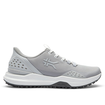 KURU DRIVE Golf Unisex Golf Shoe in Dove Gray-Bright White.