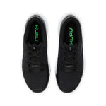 Top-down view of the KURU DRIVE Golf Unisex Golf Shoe in Jet Black-Bright White.