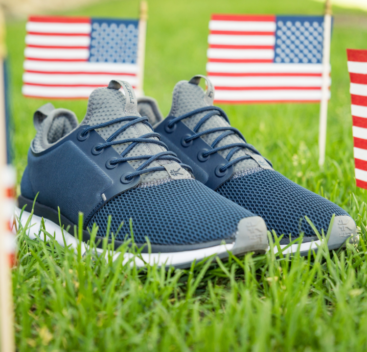 Fourth of July savings event at KURU Footwear — limited-time holiday promotion on comfort footwear.