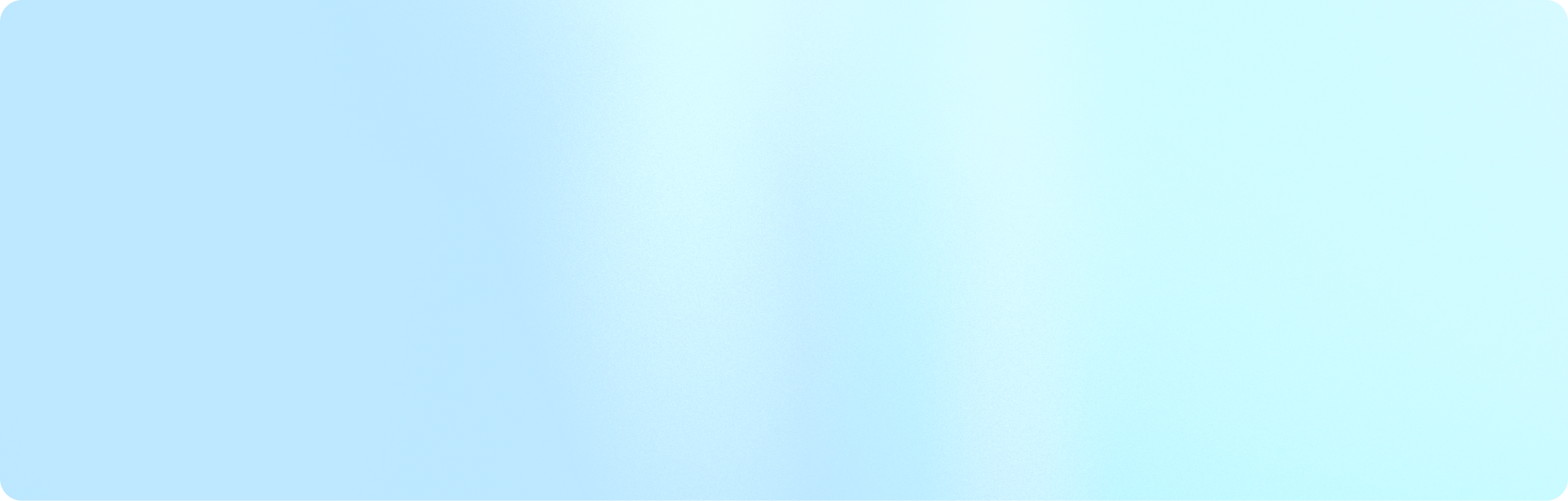 Solid Light Blue Banner