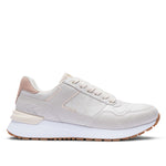KURU APOGEE Luxe Unisex Leather Sneaker in Taupe Gray-Gum.