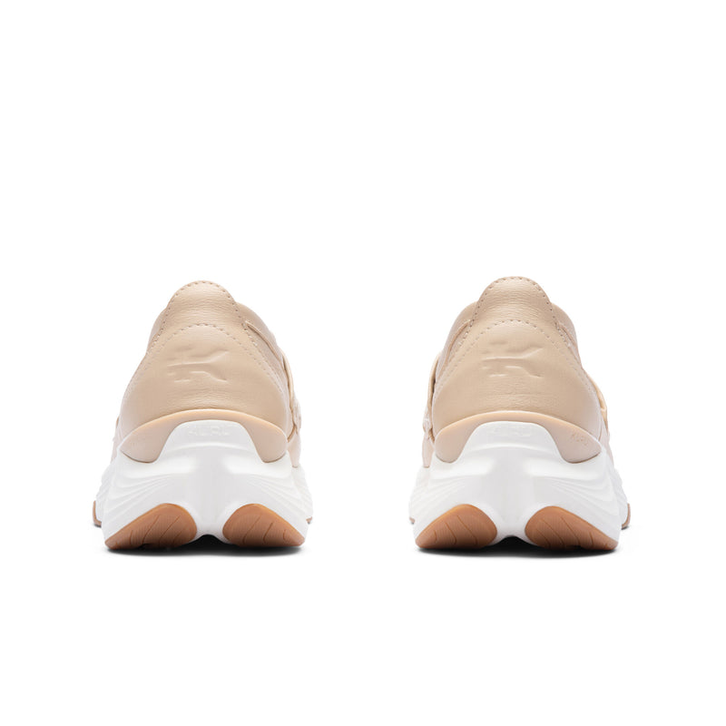 Back view of the KURU ATOM 2 Vella Women's Loafers in Sand-Ecru.