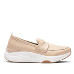 KURU ATOM 2 Vella Women's Loafer in Sand-Ecru, lateral view.
