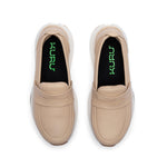 Top-down view of KURU ATOM 2 Vella Women's Loafers in Sand-Ecru.