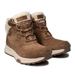 Angled profile view of the KURU ATOM Lumi Women's Boot in Chestnut Brown-Buff.