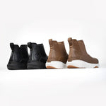 Top-down view of the KURU FLEX Astra Women's Boot in Jet Black.