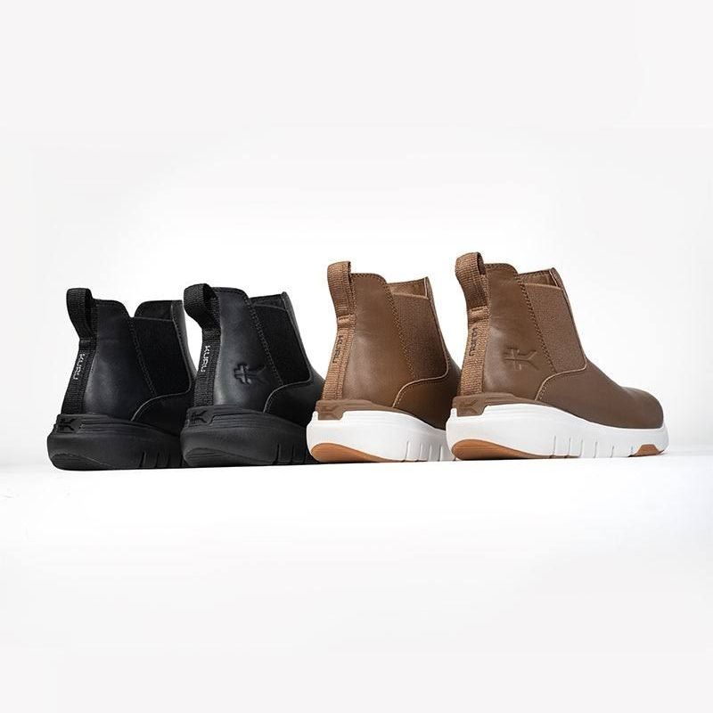 Top-down view of the KURU FLEX Astra Women's Boot in Jet Black.