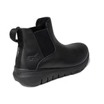 Back heel view of the KURU FLEX Astra Women's Boot in Jet Black.