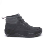 KURU QUEST Women's Boot in Jet Black-Basalt-Fig Purple.