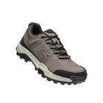 Angled profile view of the KURU RIDGE Motion Men's Boot in Rustic Taupe-Jet Black.