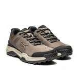 Pair of KURU RIDGE Motion Men's Boot in Rustic Taupe-Jet Black, angled view.