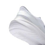 Close-up of the mesh upper on the KURU DASH Vanta Unisex Athletic Sneaker in Bright White.