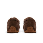Close-up of the heel cups on the KURU LOFT 2 Men's Slipper in Walnut Brown.