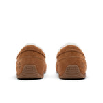 Close-up of the heel cups on the KURU LOFT 2 Women's Slipper in Chestnut-Gum.