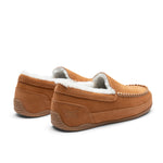 Rear angled view of the KURU LOFT 2 Women's Slipper in Chestnut-Gum.