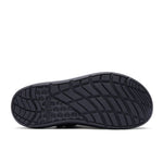 Outsole of the KURU MOMENT Ease Women's Clog in Jet Black showing the tread pattern.