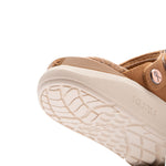 Close-up of the KURUCLOUD outsole on the KURU MOMENT Ease Women's Clog in Toffee Brown-Sand.
