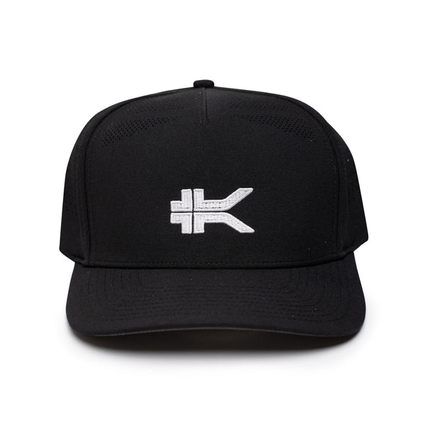 KURU Performance Hat Unisex Hat in Jet Black.