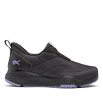KURU QUANTUM 2 Slip-On Women's Slip-On Sneaker in Jet Black-Purple Haze.