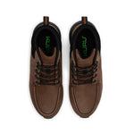Top-down view of the KURU QUEST 2 Men's Hiking Boot in Walnut Brown-Jet Black.