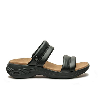 KURU CODA Mesa Women's Sandal in Jet Black.