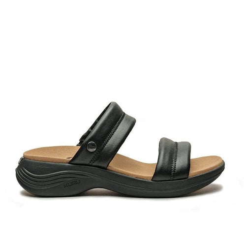 KURU CODA Mesa Women's Sandal in Jet Black.