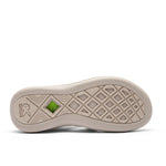 Top-down view of the KURU CODA Muse Women's Sandal in Shell-Sand.