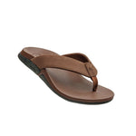 Angled profile view of the KURU KALA 2 Men's Sandal in Cocoa Brown.