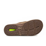 Outsole view of the KURU KALA 2 Women's Sandal in Cocoa Brown-Sand, showing the KURUSOLE tread.