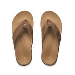 Top-down view of the KURU KALA 2 Women's Sandal in Cocoa Brown-Sand.