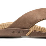 Close-up of the upper material on the KURU KALA 2 Women's Sandal in Cocoa Brown-Sand.